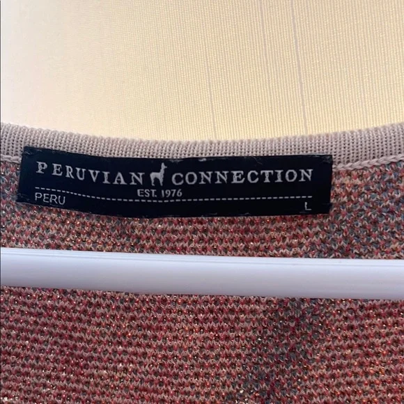 Peruvian Connection paisley jacquard %100 pima cotton slip dress - Picture 2 of 7